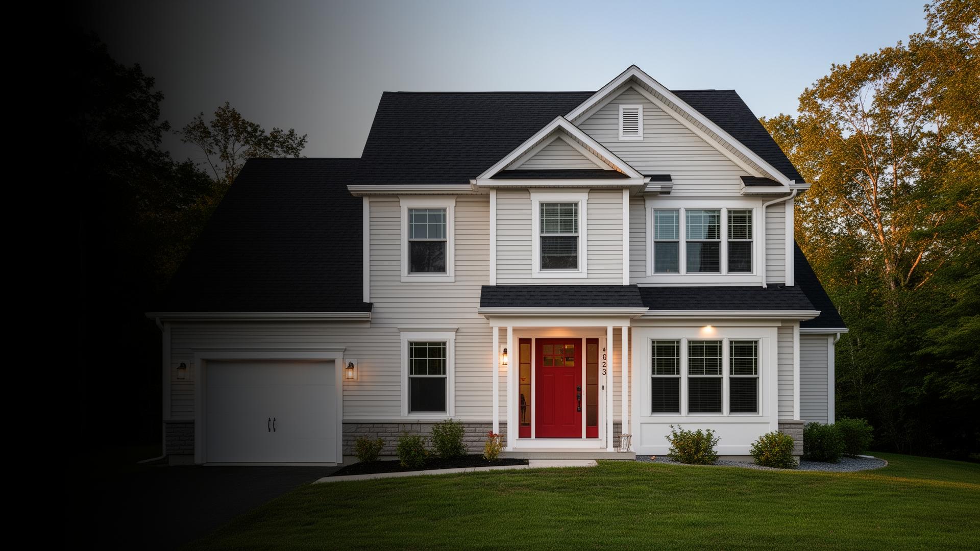Residential exterior contracting work on a home in the Mohawk Valley
